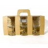 6 verres empilables