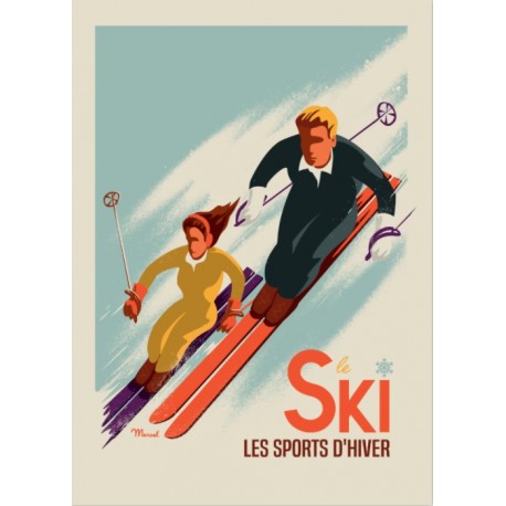 les sports d'hiver "les skieurs"