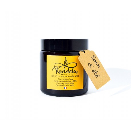 bougie aromathérapie "soir d'été"