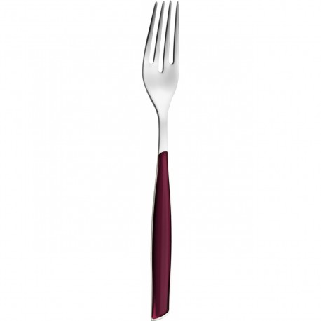 fourchette de table "rouge grenat"