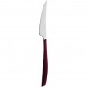 couteau de table "rouge grenat"