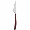 couteau de table "rouge marsala"