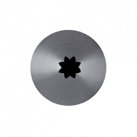 douille cannelée inox 8 dents