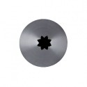douille cannelée inox 8 dents