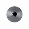 douille cannelée inox 8 dents