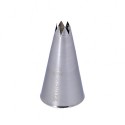 douille en inox cannelée 6 dents