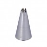 douille en inox cannelée 6 dents