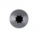 douille en inox cannelée 8 dents