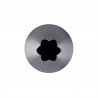 douille en inox cannelée 6 dents