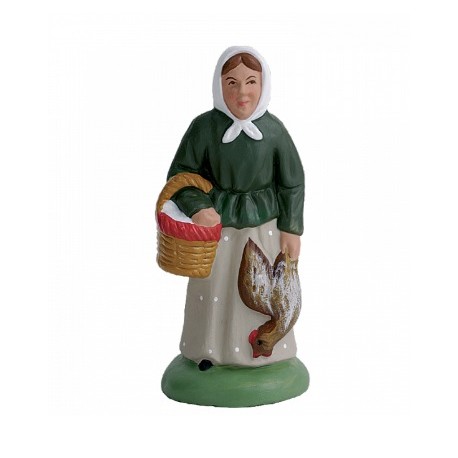 santon femme à la poule
