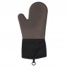 gant de cuisine en silicone noir