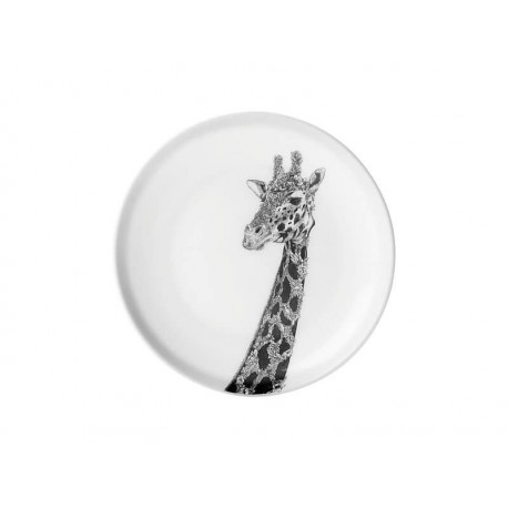 assiette en porcelaine girafe