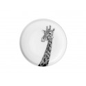 assiette en porcelaine girafe