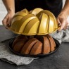 moule bundt torsade gold
