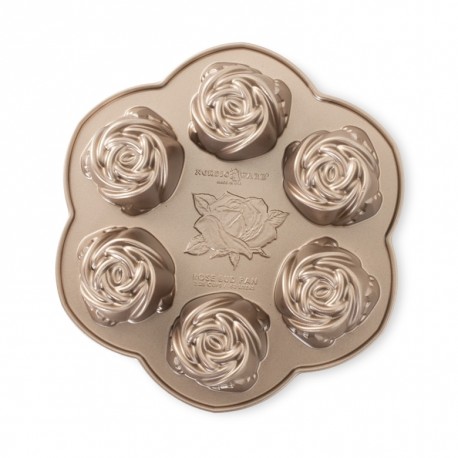 moule 6 mini roses toffee