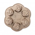 moule 6 mini roses toffee