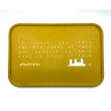 plateau en liège rectangulaire jaune