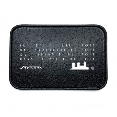 plateau en liège rectangulaire noir