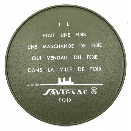 plateau en liège rond bronze