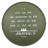 plateau en liège rond bronze