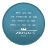 plateau en liège rond bleu artique