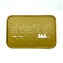 plateau en liège rectangulaire bronze