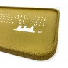 plateau en liège rectangulaire bronze