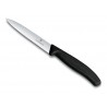  COUTEAU OFFICE A DENTS 10CM NOIR