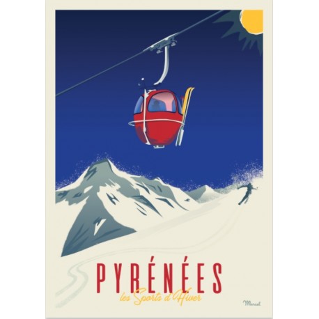 PYRENEES "LA TELECABINE"