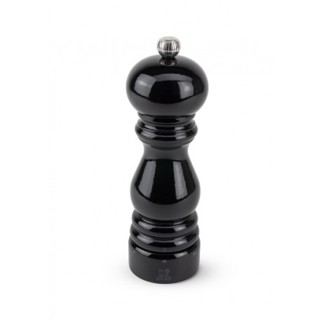 MOULIN A SEL LAQUE NOIR 18CM
