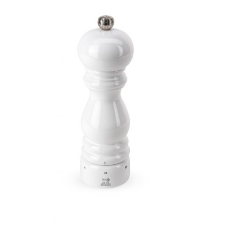 MOULIN A POIVRE LAQUE BLANC 18CM
