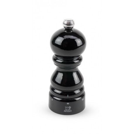MOULIN A POIVRE LAQUE NOIR 12CM