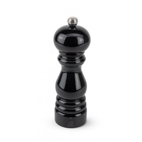 MOULIN A POIVRE LAQUE NOIR 18CM
