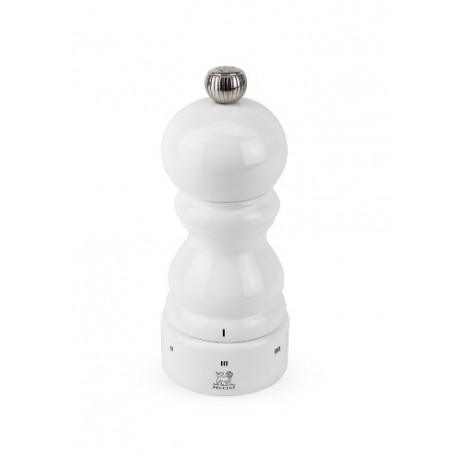 MOULIN A SEL LAQUE BLANC 12CM