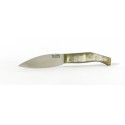 COUTEAU PLIANT CORNE BLONDE INOXYDABLE