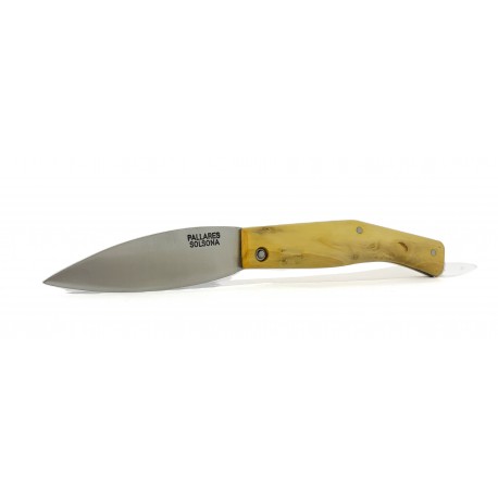 COUTEAU PLIANT BUIS CARBONE