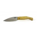 COUTEAU PLIANT BUIS CARBONE