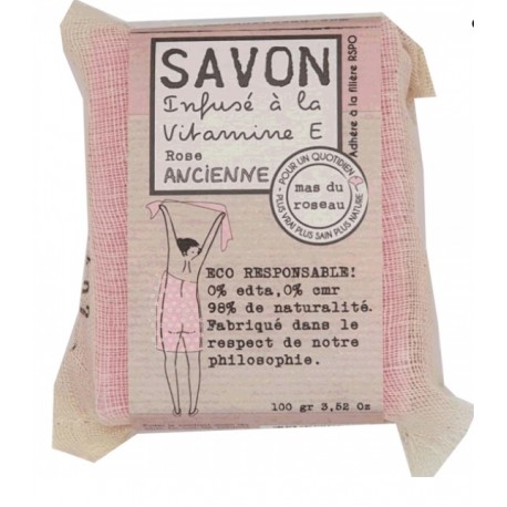SAVONNETTE "ROSE ANCIENNE"