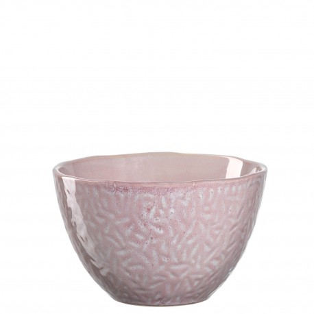 COUPE EN CERAMIQUE ROSE-15CM