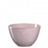 COUPE EN CERAMIQUE ROSE-15CM