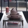 COUPE EN CERAMIQUE ROSE-15CM