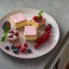ASSIETTE EN CERAMIQUE ROSE-27CM