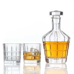 set carafe avec 2 verres à whisky "spiritii"
